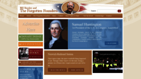 What Theforgottenfounders.com website looked like in 2020 (4 years ago)