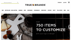 What Truebrands.com website looked like in 2020 (4 years ago)