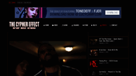 What Thecyphereffect.com website looked like in 2020 (4 years ago)