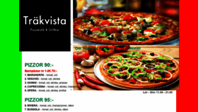 What Trakvistapizzeria.se website looked like in 2020 (4 years ago)