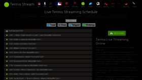 What Tennisstreams.me website looked like in 2020 (4 years ago)