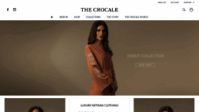 What Thecrocale.com website looked like in 2020 (4 years ago)