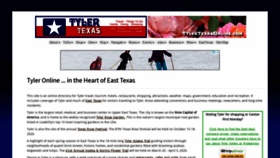 What Tylertexasonline.com website looked like in 2020 (5 years ago)