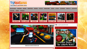 What Trynewgames.com website looked like in 2020 (4 years ago)