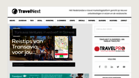 What Travelnext.nl website looked like in 2020 (4 years ago)