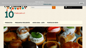 What Tartamovil.es website looked like in 2020 (4 years ago)