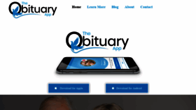What Theobituaryapp.com website looked like in 2020 (4 years ago)