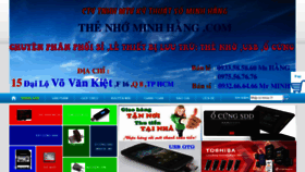 What Thenhominhhang.com website looked like in 2020 (4 years ago)