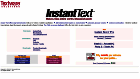 What Textware.com website looked like in 2020 (4 years ago)