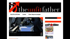 What Theunfitfather.com website looked like in 2020 (4 years ago)