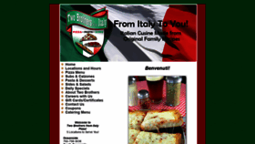 What Twobrothersfromitaly.com website looked like in 2020 (4 years ago)