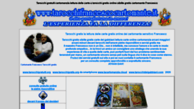 What Tarocchifrancescocartomante.it website looked like in 2020 (5 years ago)