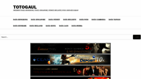 What Totogaul.net website looked like in 2020 (4 years ago)