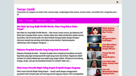 What Temancantik.com website looked like in 2020 (4 years ago)