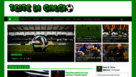 What Testedicalcio.com website looked like in 2020 (4 years ago)