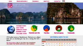 What Tonkin-travel.com website looked like in 2020 (4 years ago)