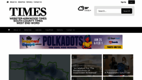 What Timesnewspapers.com website looked like in 2020 (4 years ago)