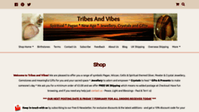 What Tribesandvibes.co.uk website looked like in 2020 (4 years ago)
