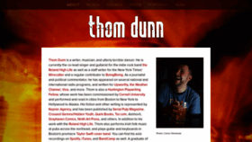 What Thomdunn.info website looked like in 2020 (4 years ago)