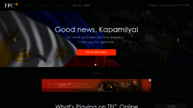 What Tfc.tv website looked like in 2020 (4 years ago)