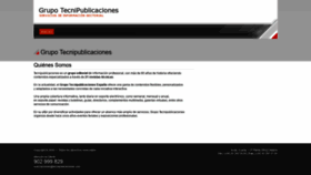 What Tecnipublicaciones.com website looked like in 2020 (4 years ago)
