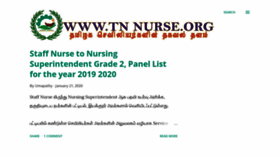 What Tnnurse.org website looked like in 2020 (4 years ago)
