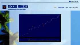 What Tickermonkey.com website looked like in 2020 (4 years ago)