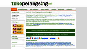 What Tokopelangsing.net website looked like in 2020 (4 years ago)
