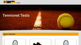 What Tennisnettests.com website looked like in 2020 (4 years ago)