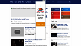 What Thefastandthefuriousmovies.blogspot.in website looked like in 2020 (4 years ago)