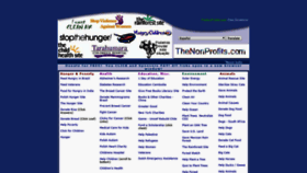 What Thenonprofits.com website looked like in 2020 (4 years ago)