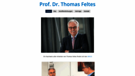 What Thomasfeltes.de website looked like in 2020 (4 years ago)