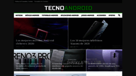 What Tecnoandroid.net website looked like in 2020 (4 years ago)