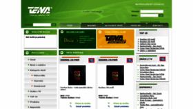 What Tena.cz website looked like in 2020 (4 years ago)