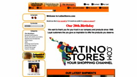 What Tiendaslatinas.com website looked like in 2020 (4 years ago)