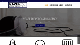 What Theravenmediagroup.com website looked like in 2020 (4 years ago)