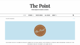 What Thepointmagazine.org website looked like in 2020 (4 years ago)