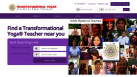What Transformationalyoga.org website looked like in 2020 (4 years ago)