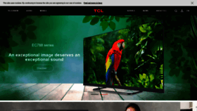 What Tcl.eu website looked like in 2020 (4 years ago)