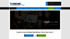 What Terkon.com website looked like in 2020 (4 years ago)
