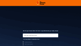 What Thegetawaylounge.co.uk website looked like in 2020 (4 years ago)