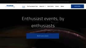 What Threshold.aero website looked like in 2020 (6 years ago)