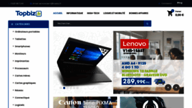 What Topbiz.fr website looked like in 2020 (4 years ago)