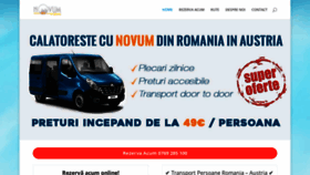 What Transportpersoaneaustria.ro website looked like in 2020 (4 years ago)