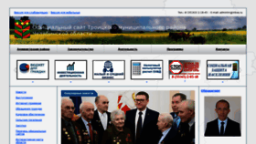 What Troitsk-rayon.ru website looked like in 2020 (4 years ago)
