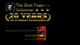 What Thebestpageintheuniverse.com website looked like in 2020 (4 years ago)
