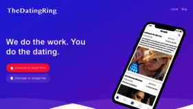 What Thedatingring.com website looked like in 2020 (4 years ago)