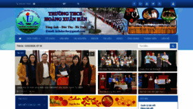 What Thcshoangxuanhan.edu.vn website looked like in 2020 (4 years ago)