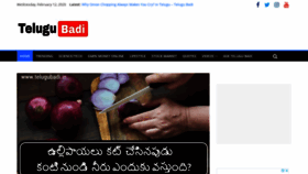 What Telugubadi.in website looked like in 2020 (4 years ago)