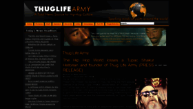 What Thuglifearmy.com website looked like in 2020 (4 years ago)